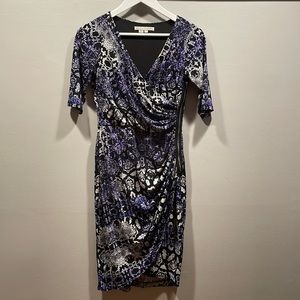 Maggy London Size 4 Wrap Dress